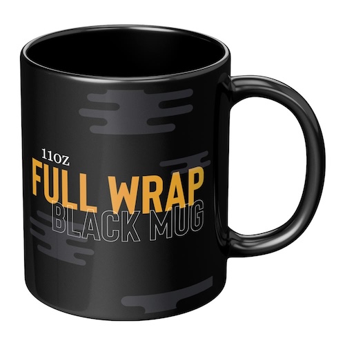 11oz Black Mug