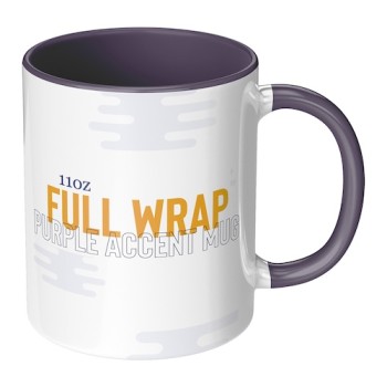 11oz Purple Accent Mug