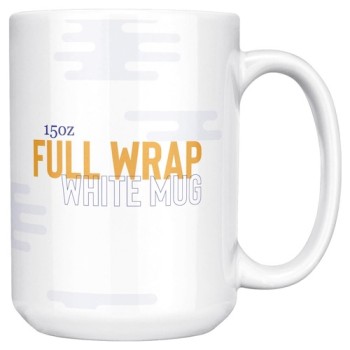 15oz White Mug